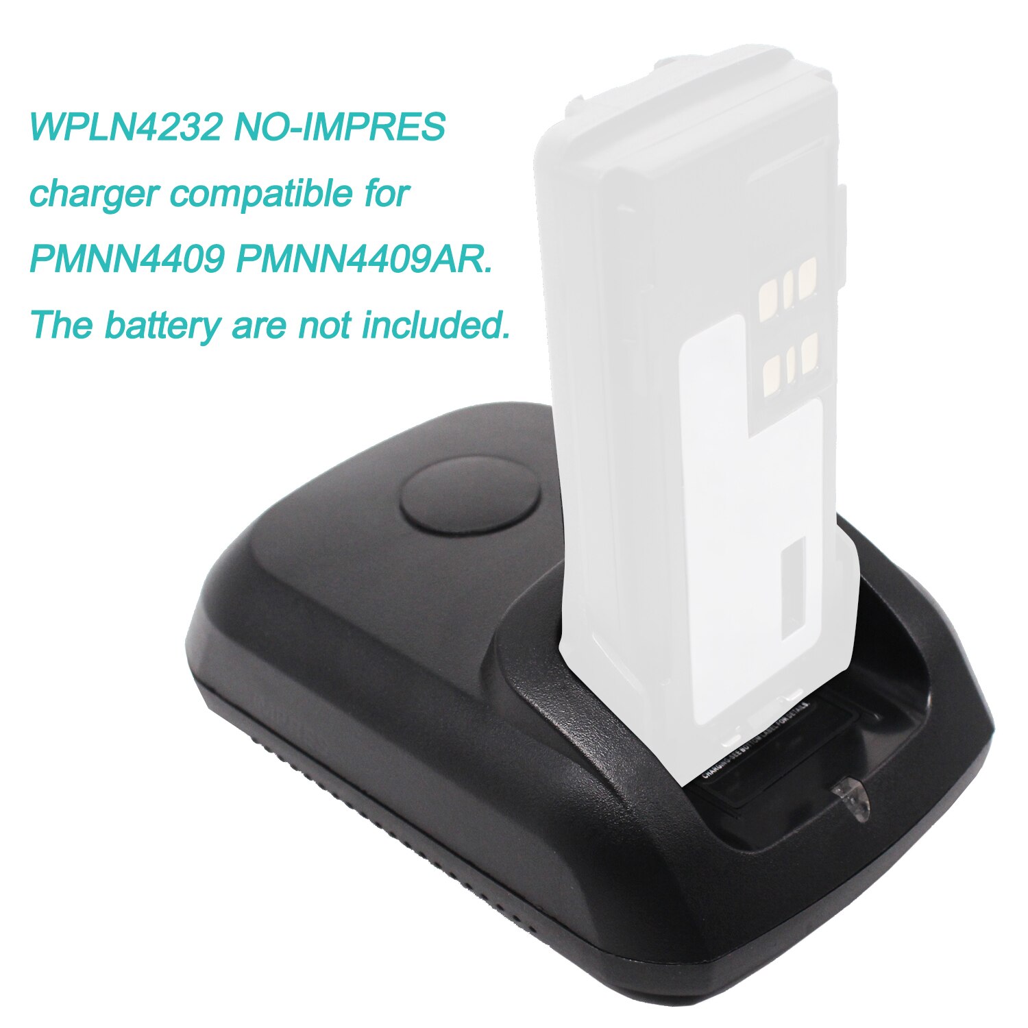 Chargeur de batterie pour Motorola, WPLN4226, PMNN4077, PMNN4103, DP4600, DP4801, DP3401, DP3600, DP2400, DGP6150, XPR6350, P8268