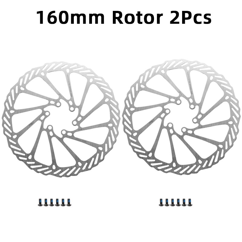 ZOOM HB876 – frein à disque hydraulique pour vtt, 4 pistons, 800mm/1400mm, vélo de montagne, huile: 160mm Rotor 2Pcs