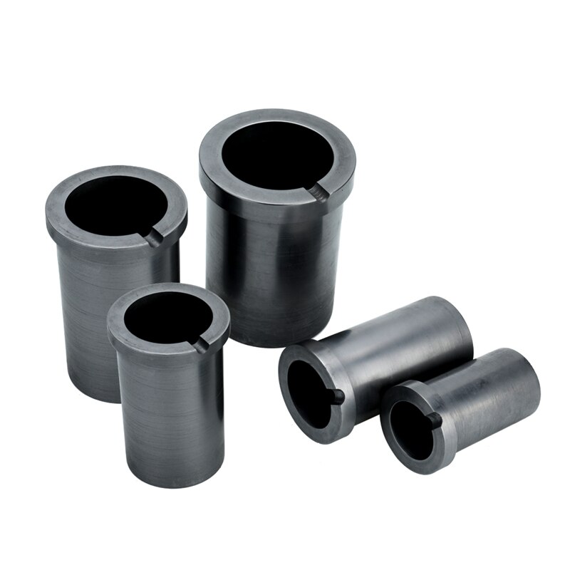 Creuset en Graphite de haute pureté, fusion de 1Kg /3Kg, transfert de chaleur efficace pour les parfums métalliques en or et en argent à haute température