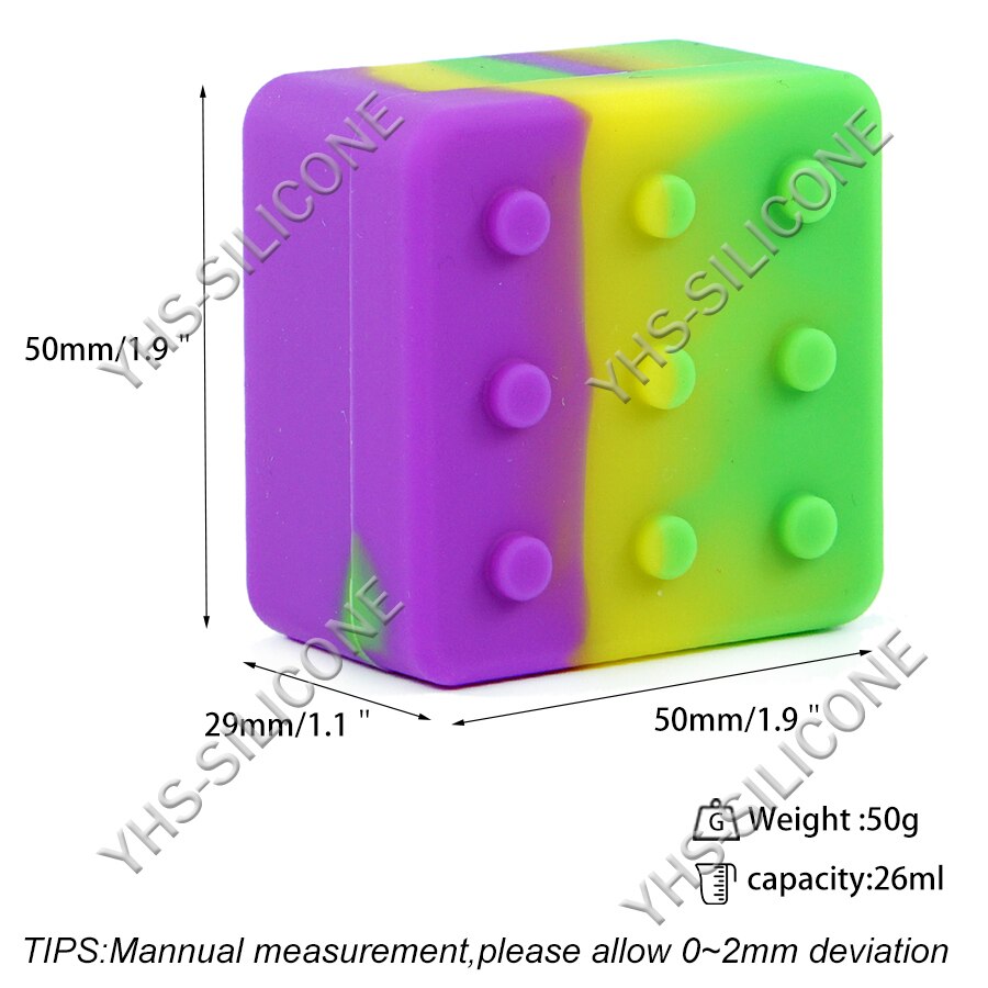 thumbnail image 2 of 10-Pack 3ml Silicone Storage Containers – Multicolor, Mini Round Jars, Food Safe, Non-Stick 2 of 6