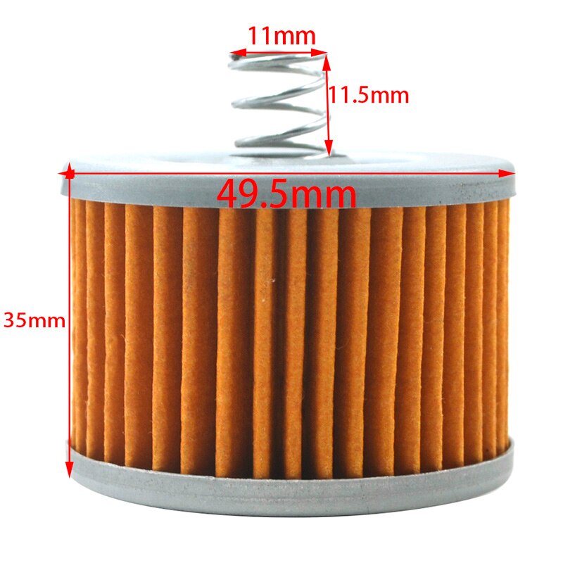 1/2/4/8 stk motorsykkel oljefilter til bajaj 100 bokser  ct100 115 caliber 130 bokser  bm150 135 pulsar til yamaha  ys125 150 byson