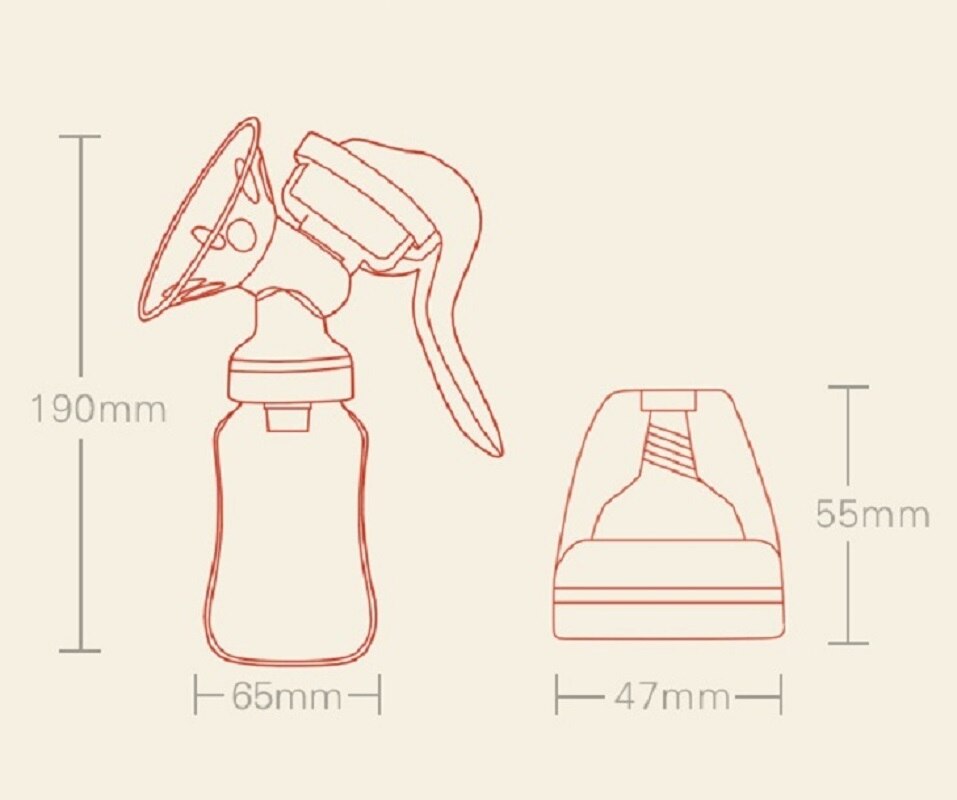 HANDKOLF CREATIEVE VEILIGHEID EN PRAKTISCHE ZWANGERE VROUWEN PRODUCTEN BORSTKOLF