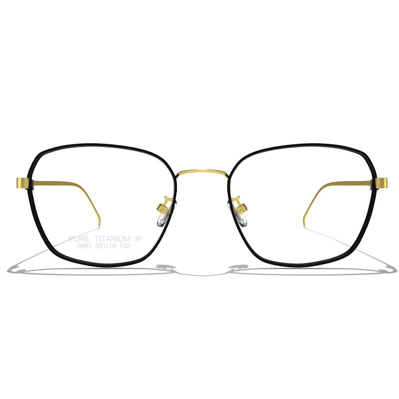 Rene titanium briller ramme mænd recept firkantede fuld ramme briller rammer kvinder nærsynethed optiske forretningsbriller
