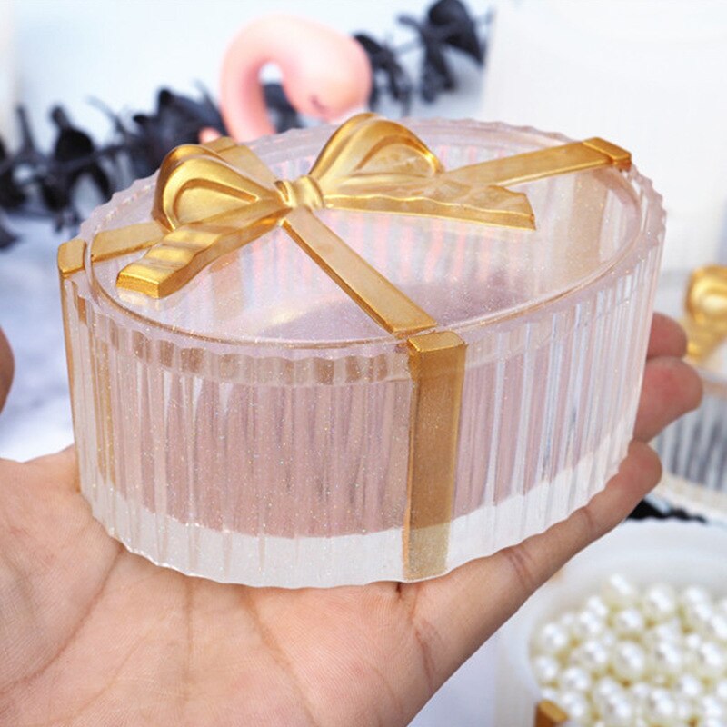 DIY Crystal Bow Storage Box Silicone Mold Epoxy Tabletop For Silicone Mold Crystal Epoxy Mould Epoxy Resin For Jewelry Making