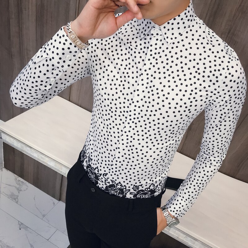 Men's Vintage Shirt Regular Fit Long Sleeve Square Neck Solid Color
