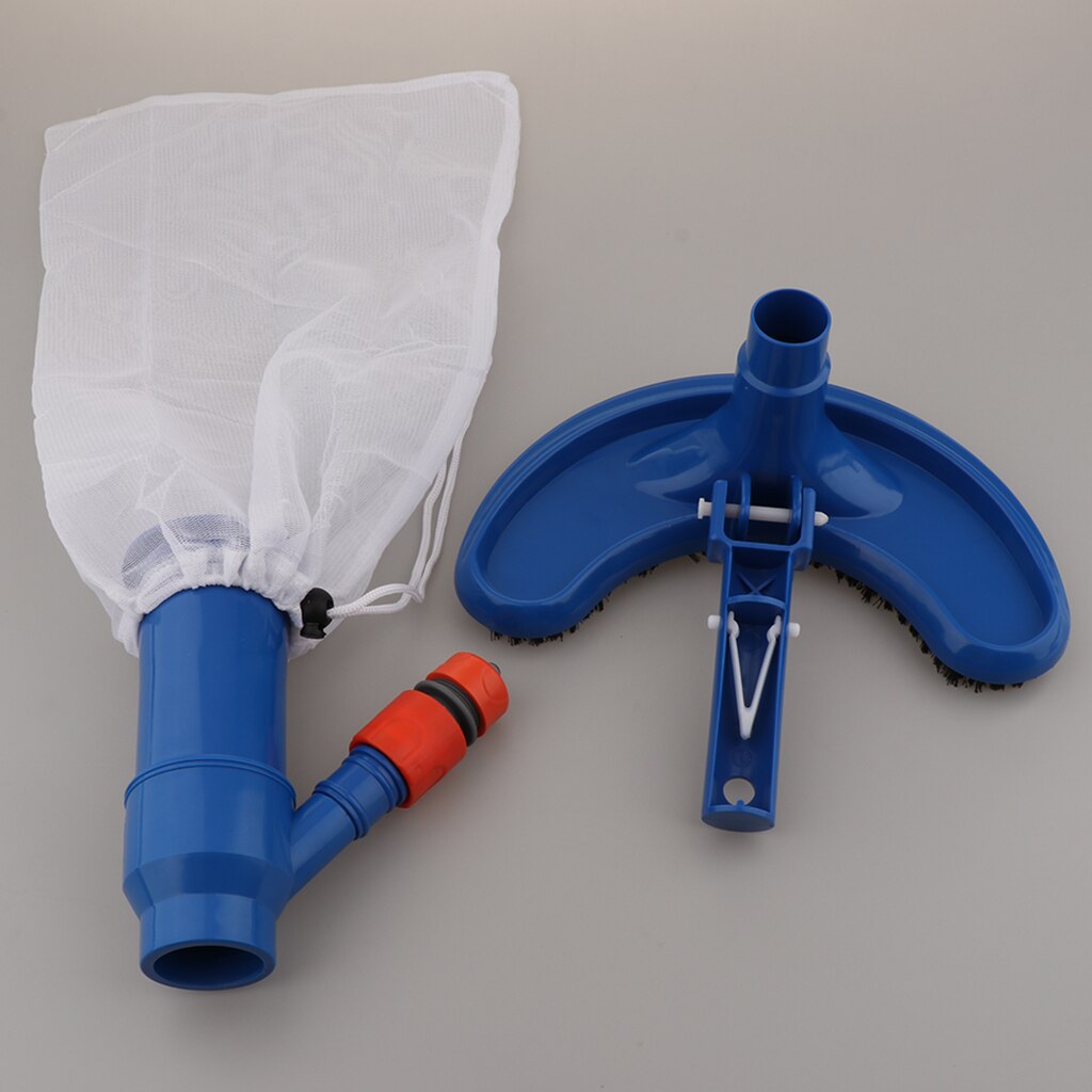Pool Cleaning Kit Suction Vacuum Head with Brush Spa Pond piscina Cleaning Suppies