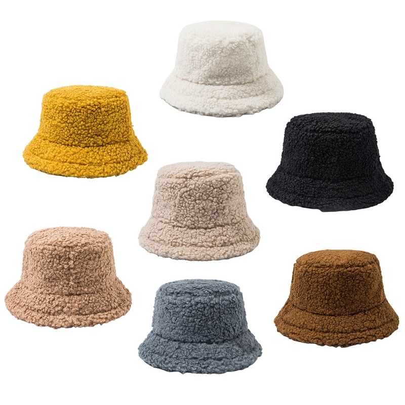 Dames Winter Emmer Hoed Mode Gebreide Cloche Hoed Effen Kleur Warme Gehaakte Muts kopen vanaf een prijs van 9.61