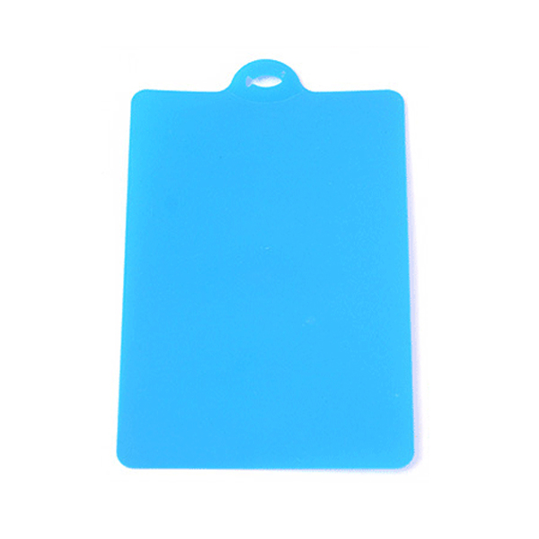 21.5*32.5Cm Snijplank Keuken Koken Gereedschap Flexibele Pp Plastic Antislip Hangen Gat Voedsel Slice cut Hakblok DIN889: blue