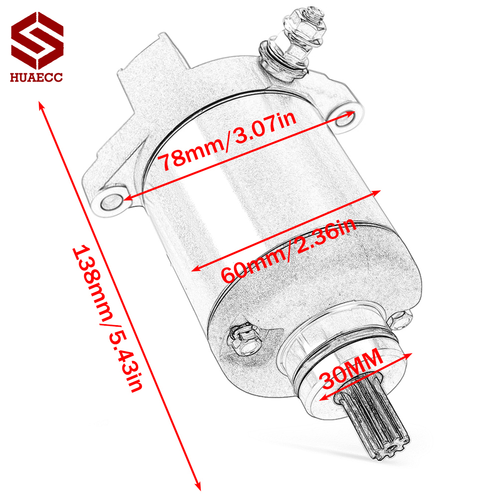 Electrical Engine Starter Motor for Gilera DNA 125 180 Runner 125 ST SC Race VX Nexus Runner 125 200 VXR Runner VXR Race/ST 200