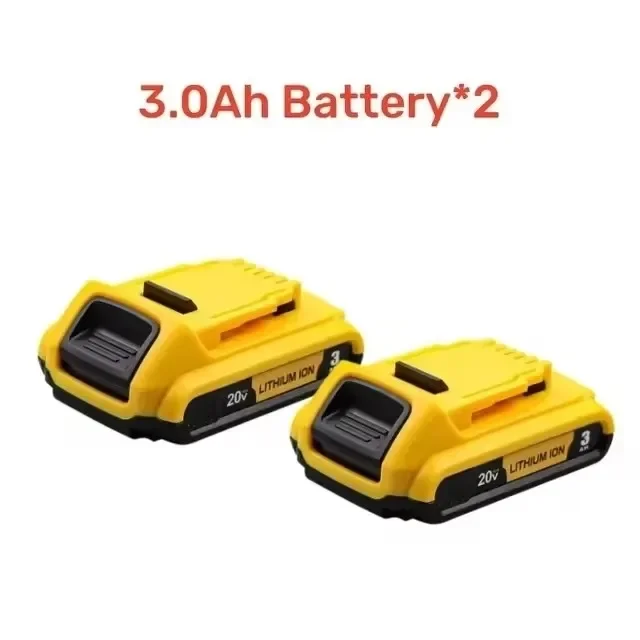 Für DeWalt 18v 20Volt Max Lithium-Ionen-Batterien 20V 3Ah DCB203 Li-Ionen-Batterie ErsatzDCB206 DCB205 DCB204 DCB200Energie Werkzeug: Blau