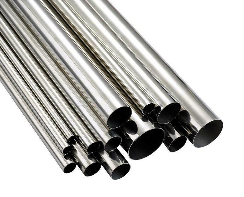 Sølv hult rundt rør 304 rustfrit stål kapillær længde 20 " dia 3 4 5 6 8 10 12mm væg 0.5-2mm a