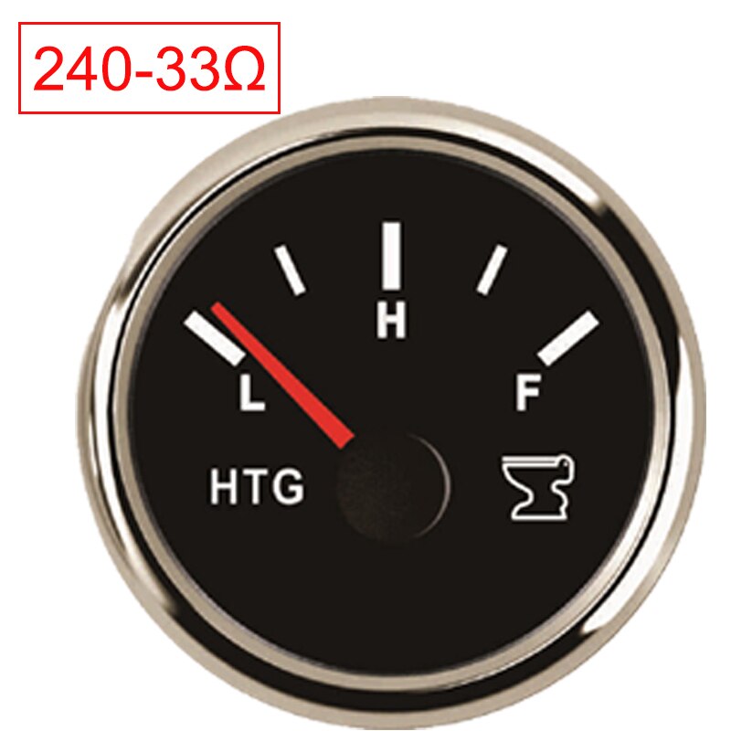 52mm Sewage Level Gauge Meter Indicator Boat Holding Tank Level fit Boat Ship Vessel 0-190ohm 240-33ohm 9-32V Car accessories: BS-240-33 ohm