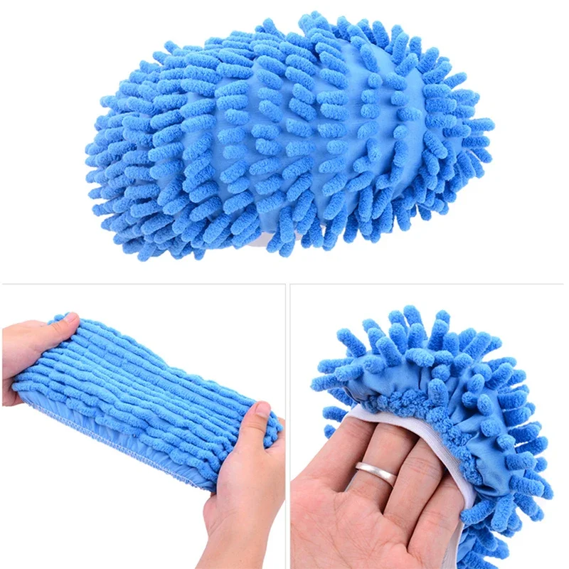 Zapatillas de limpieza de polvo para el hogar, paño de microfibra para limpiar zapatos, 1 piezas