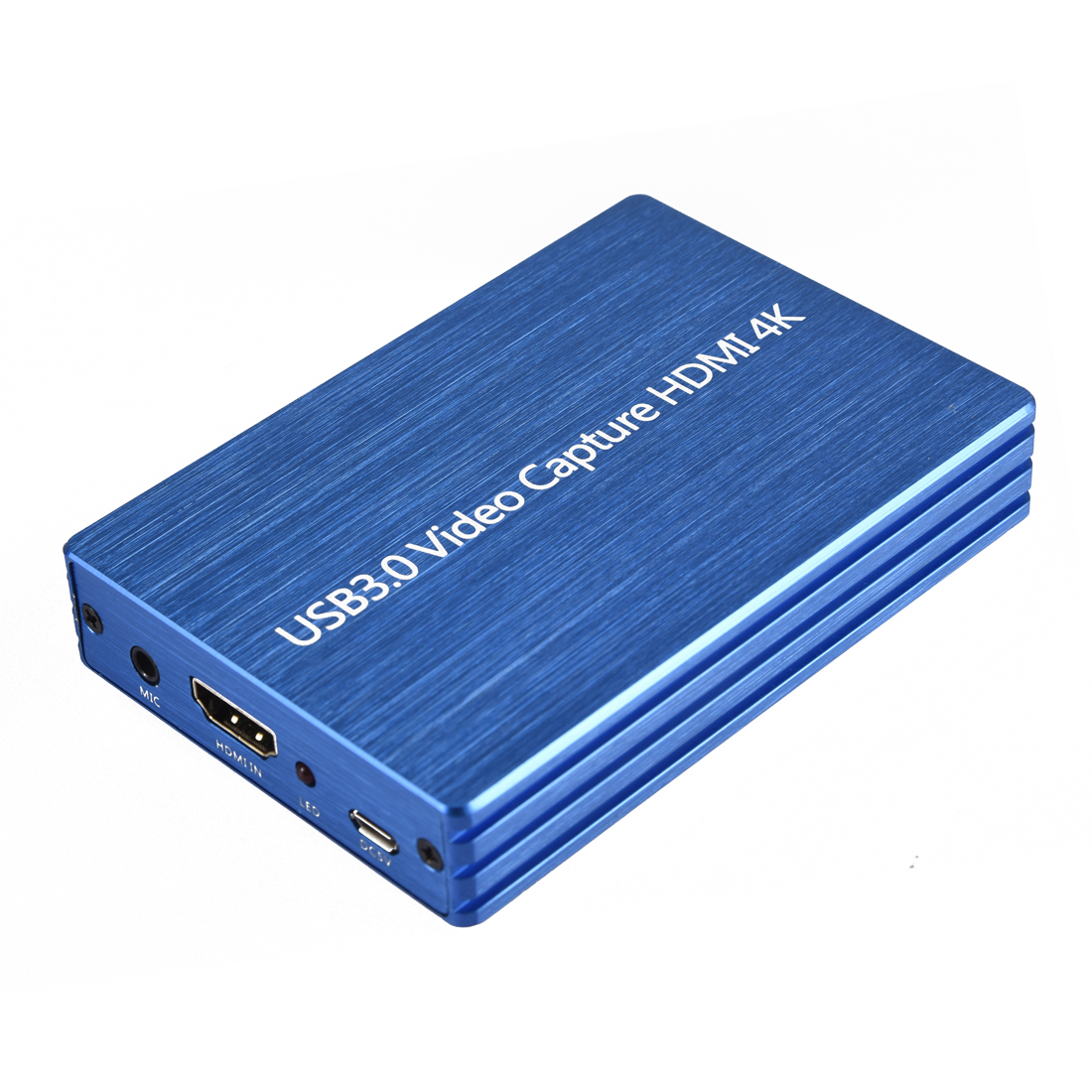 Capture Card 4K HDMI to USB 3.0 Video Capture Card Adapter Dongle 1080P 60fps HD Video Recorder Computer Components and Hardware: Blue