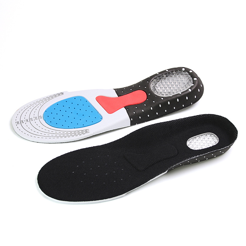 Sport Running Gel Inlegzolen Gratis Grootte Unisex Orthopedische Arch Ondersteuning Sport Schoen Pad Insert Kussen voor Mannen Vrouwen Camping wandelen