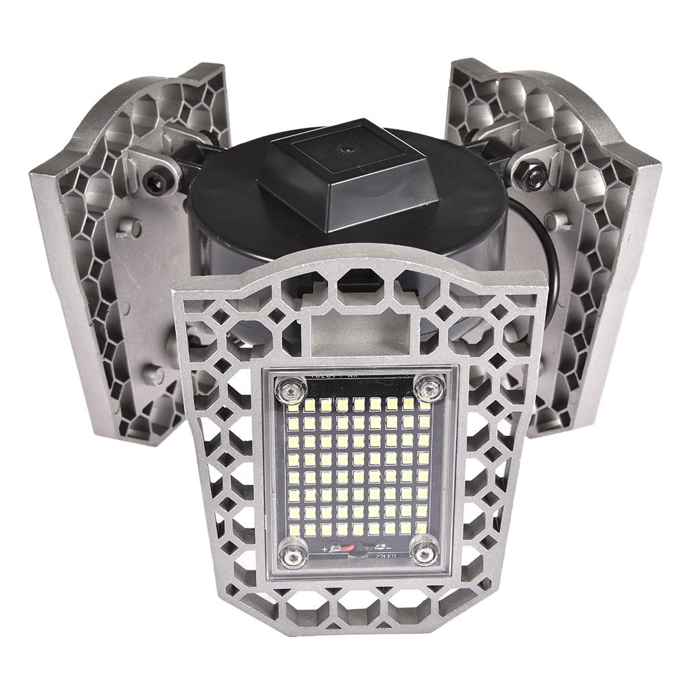 Super Bright Aluminum LED Garage Lights E27 60W 80W 100W IP65 Deformable LED Garage Ceiling Light for Parking Workshop Warehouse