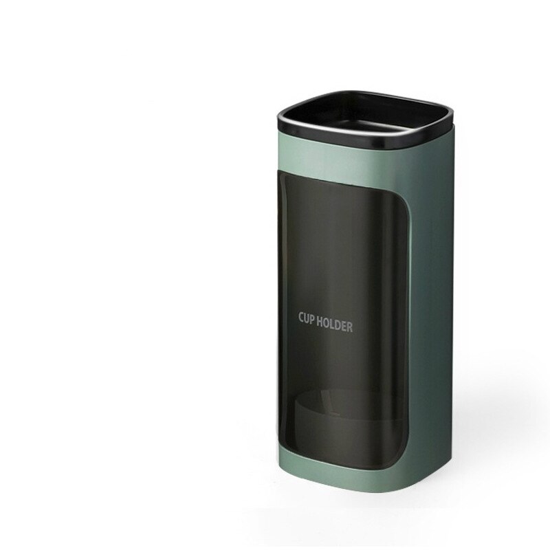 Distributeur de gobelets en papier, support de stockage automatique mural, support de gobelets en plastique jetable, anti-poussière