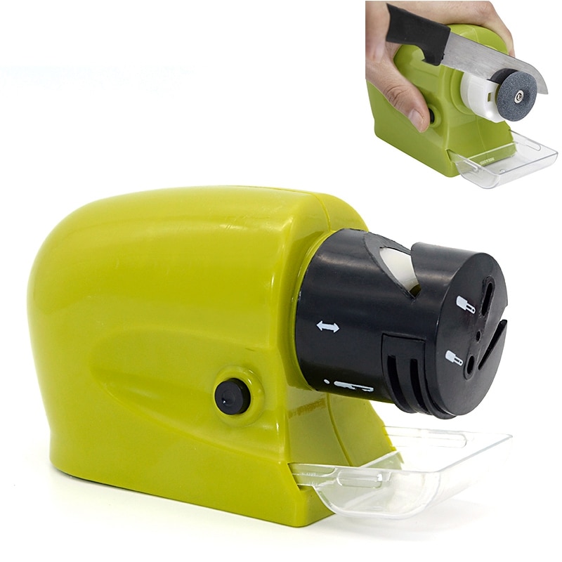 kitchen Multifunctional Motorized Rotary Whetstone Knife Electric Stone Sharpening Tool Sharpener: Default Title