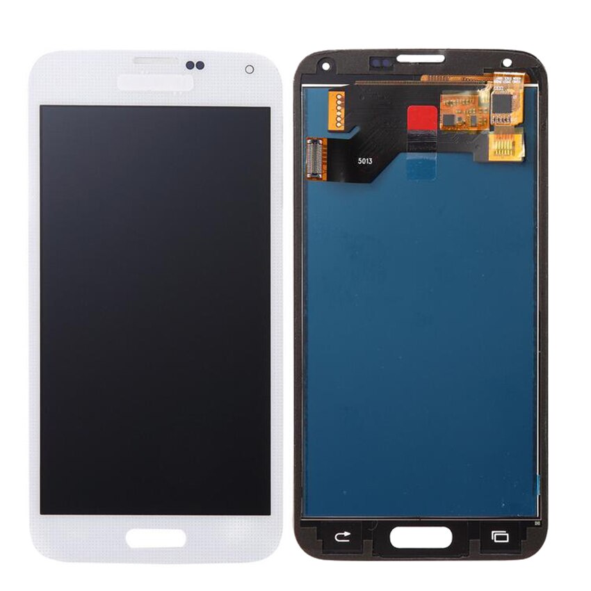 Super AMOLED Per Samsung Galaxy S7 S6 S5 S4 S3 S2 S1 Display LCD Touch Screen Digitizer Per Samsung S6 s5 S4 S3 S7 S2 S Dello Schermo: S5 White