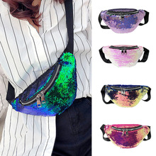 Mode dames tas toevallige trend zakken pailletten Messenger bag multifunctionele borst zak wilde schoudertas Y516