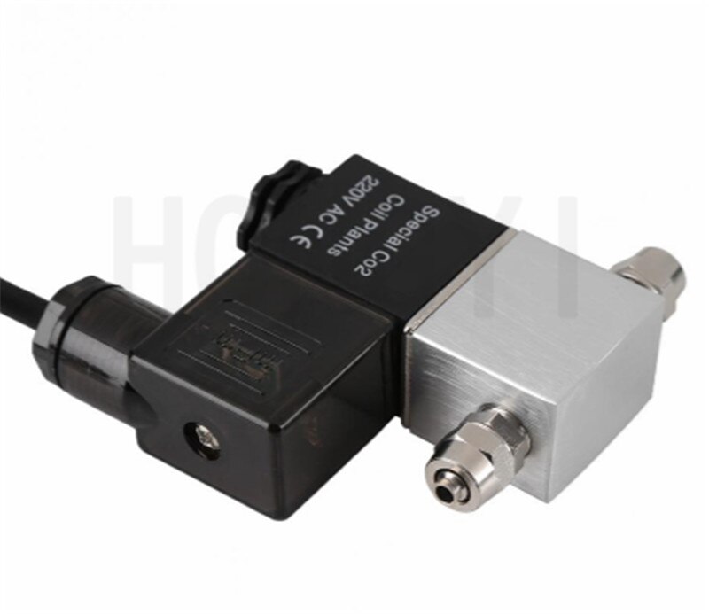 Aquarium 1.6W 220V CO2 Magnetic Solenoid Valve Regulator Low Temperature CO2 DIY Aquarium Fish Tank Electric Magnetic Valve: 220V