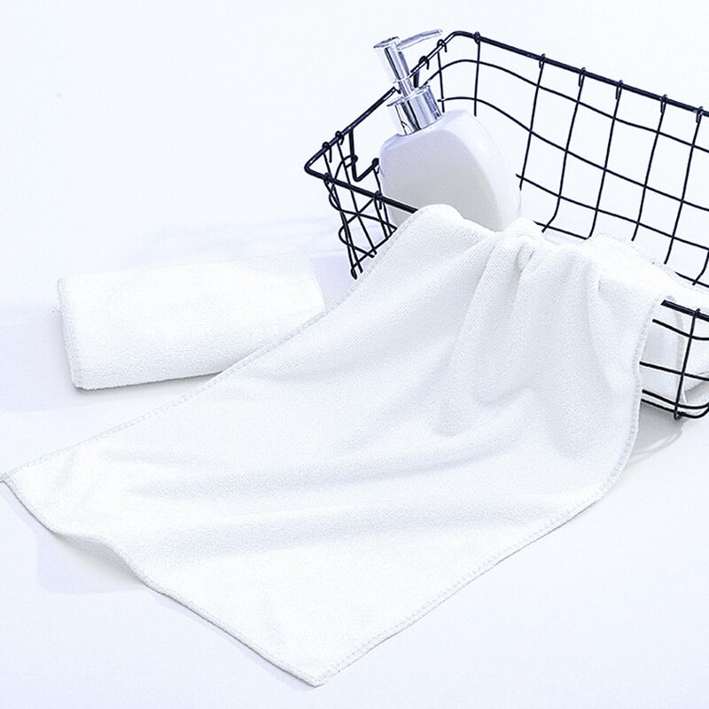 DIDIHOU 30x70cm petit Polyester absorbant petite serviette en microfibre serviette de bain à séchage rapide salle de bain serviettes de cuisine fournitures: 7