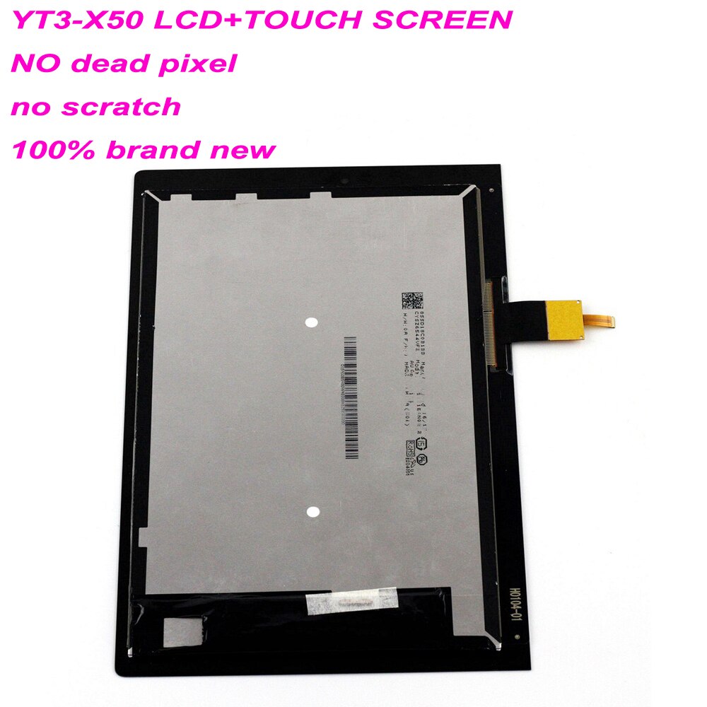 AAA+ 10.1&quot; LCD with Touch For Lenovo YOGA Tab 3 YT3-X50F YT3-X50 LCD Display YT3-X50M 10.1 Touch Screen Digitizer Glass Assembly