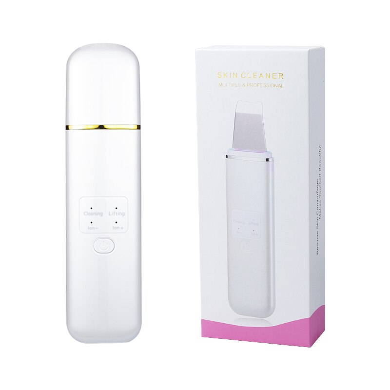 Electric Home Beauty Equipment Skin Scrubber 3-In-1 Cleansing Pores Tighten The Skin Ultrasonic Ionic Skin Scrubber Skin Care42: with box