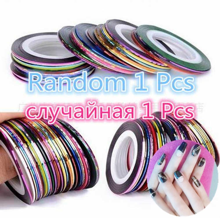 1Pcs Square Nail File 100/180 Half Moon Sandpaper Nail Sanding Blocks Grinding Polishing Manicure Care Tools: Nail tape