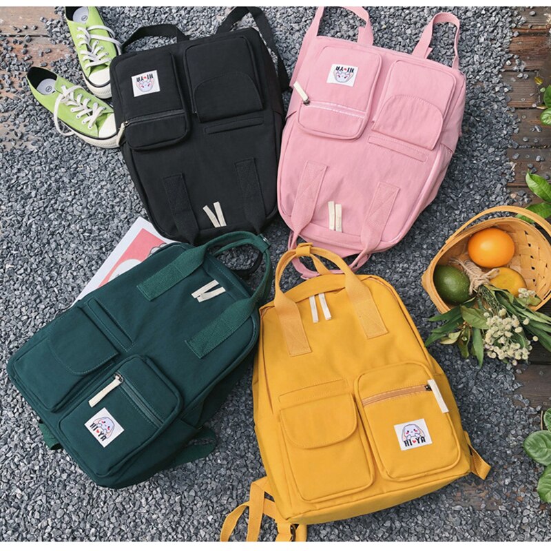 Chuwanglin Ladies Nylon Cute Backpacks Waterproof Women School Bags For Teenage Girl Harajuku Backpack Kawaii Female Bag B301302