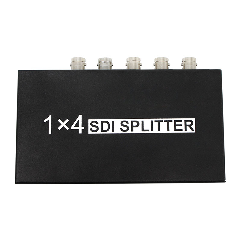 4 Port 1x4 SDI Splitter 3G HD SD SDI Distribution Amplifier Video 1080P Repeater Splitter with us/ uk/ eu/ au plug