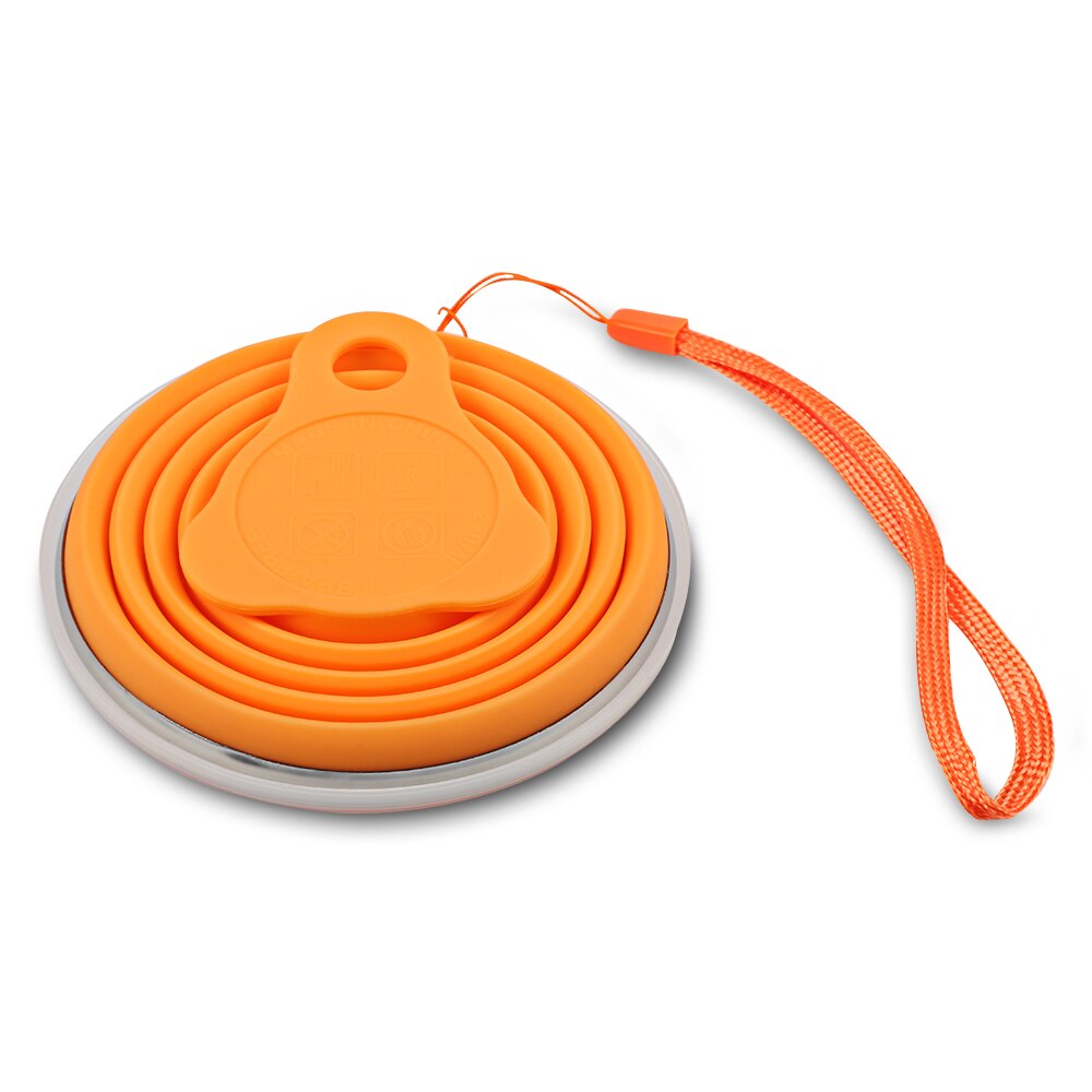 270ml Silikon Falten Wasser Flasche Tasse Mit Schlüsselband/Staubdicht Abdeckung Deckel Außen Kaffee Tee Milch Tassen Versenkbare Reise copa