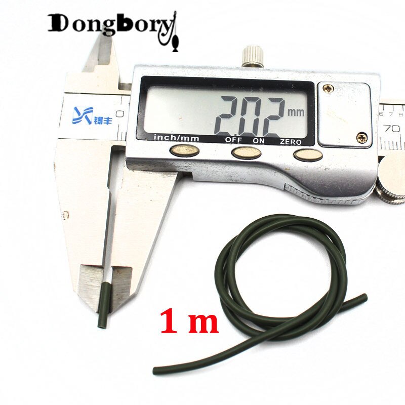 3PCS Silicone Rig Tube Tubing Carp Fishing Hair Rig Heli Rig Material Carp Fishing Accessories Tackle Rubber Sleeve Stop