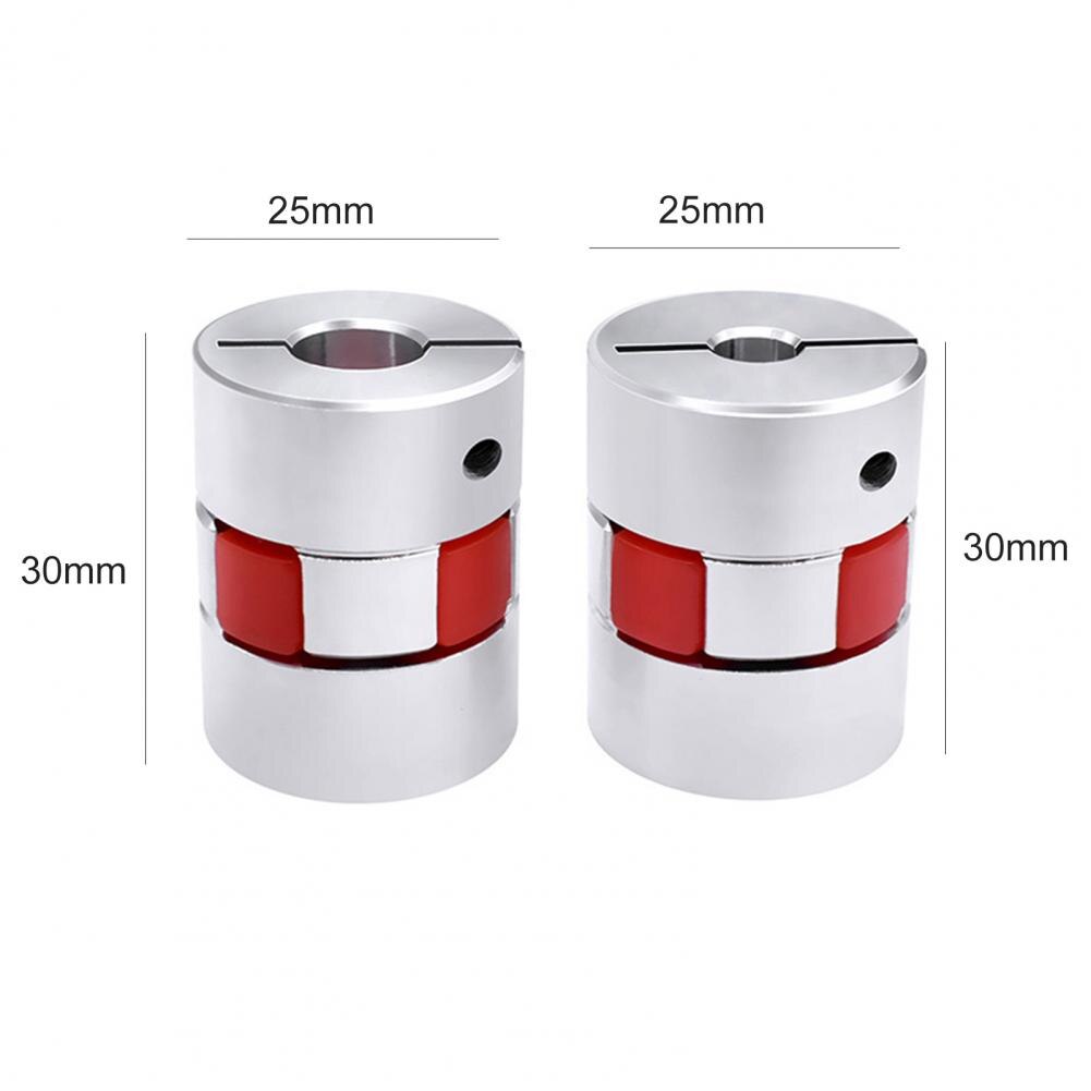 Welle Kupplung Zerlegbare flexibel Aluminium Legierung Integration Pflaume Koppler für 3D Drucker Aluminium Motor- Kiefer Welle Koppler