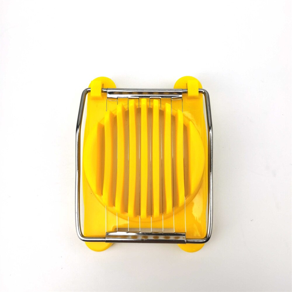 Egg Cutting Tool Egg Cutter Egg Slicing Divider Fancy Splitting Cutting Loose Flower Eggs Multifunctional Egg Cutter: Yellow 1