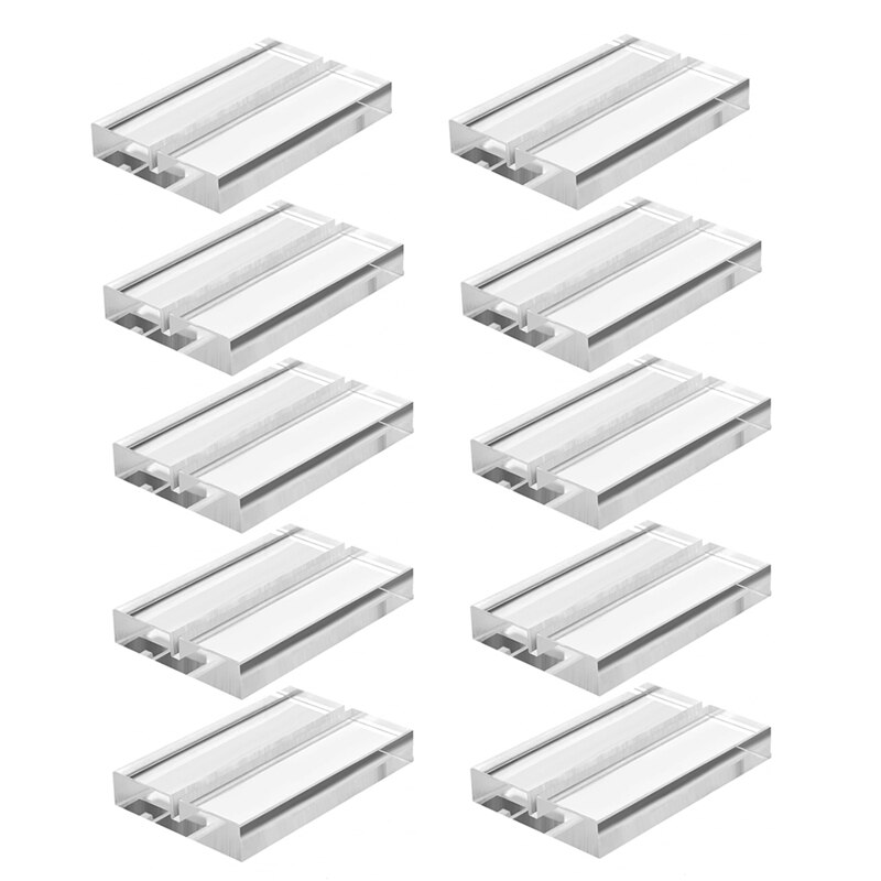 Acryl Teken Houders Tafel Nummer Houders Voor Display Plaats Kaarthouder, Acryl Base Stand Bruiloft Acryl Teken Stand: Default Title