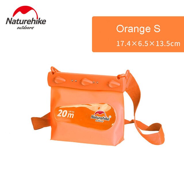 20M Tiefe draussen PVC Tauchen Fluss Wandern Treiben Dichtung Rafting Taschen Ozean Pack Wasserdichte Beutel Trocken Tasche Für Schwimmen L M S: Orange S