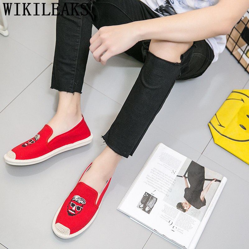 Espadrilles Männer Luxus Loafer Herren Schuhe lässig Leinwand Schuhe Männer Chaussure Homme Mokassin Homme Buty Damskie Sepatu Pria: verrotten / 7