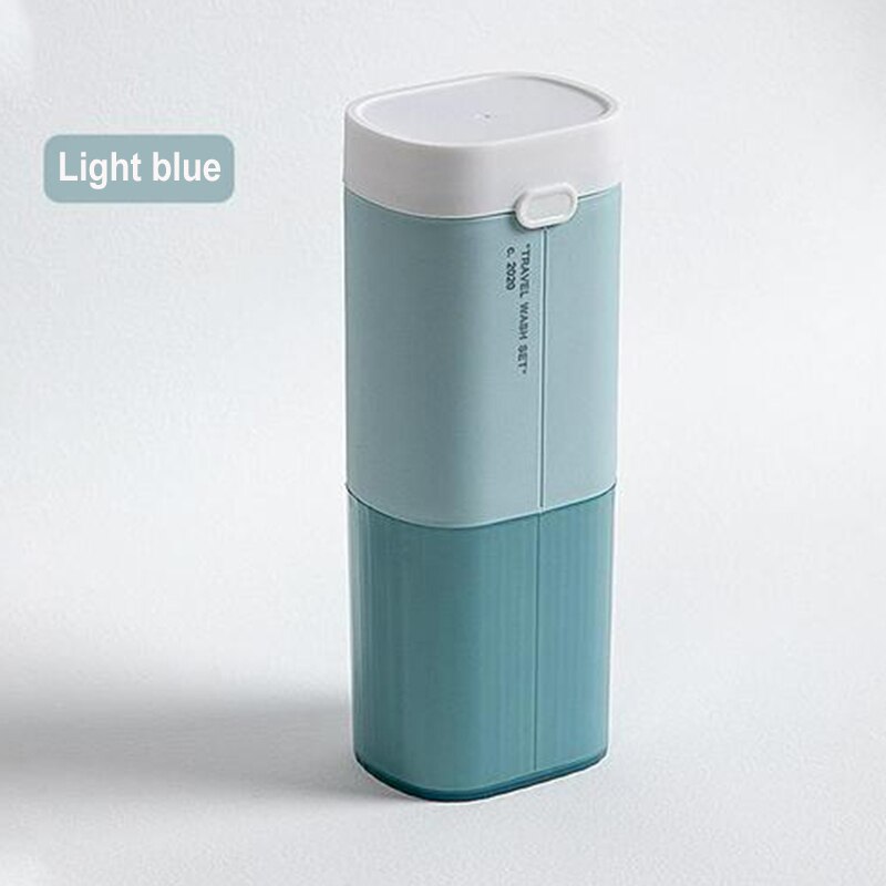 Reistoiletset, toiletbeker, reistoilettas, draagbare opbergtas voor kleine flessen, reisbenodigdheden voor mannen en vrouwen: 02