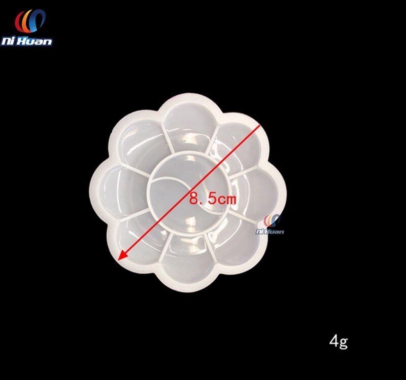 1pcs Various Watercolor Style Plastic Palette Children Painting Pigment Disc Palette Arts Diy Palette Cosmetics