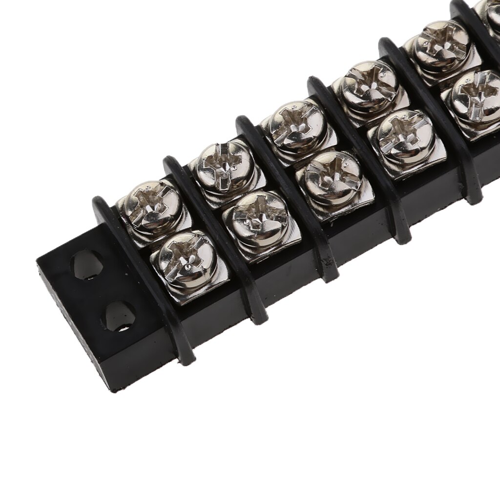 8 Gang Screw Terminal Block With Nickel Plated Brass Contacts For Boats