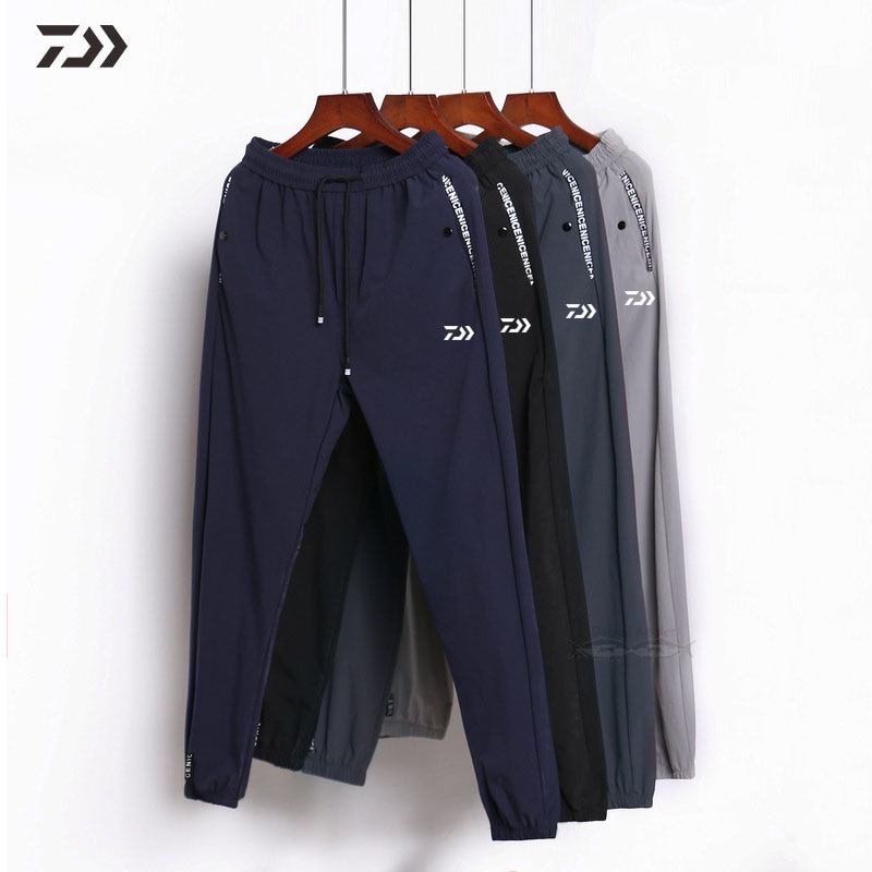 DAIWA PANTS Men Fishing Pants Summer Spring Breathable Quick Dry Fishing Clothes Trousers Outdoor Clothing Sport Sweatpants