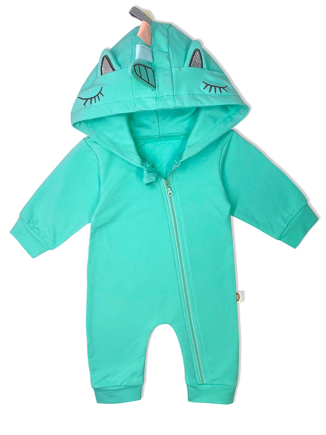 ModaIOO Baby Einhörner Strampler, Overall Hoodie Postleitzahl Outfit, Ein Stück Playwears für Kleinkind Mädchen Jungen