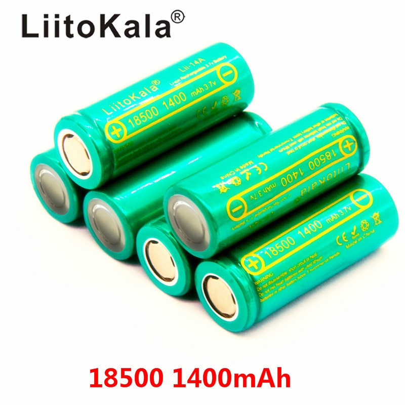 LiitoKala Lii-14A 18500 1400 mAh oplaadbare lithium batterij 3.7 V sterk licht zaklamp anti-licht speciale lithium beslag