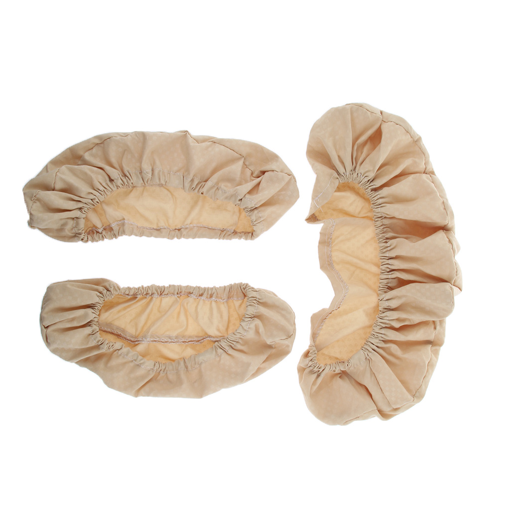 Juego de 3 fundas para mesa de masaje lavables, incluye sábanas planas y ajustadas con cubierta de cuna facial y funda de almohadilla de mano, 185cm
