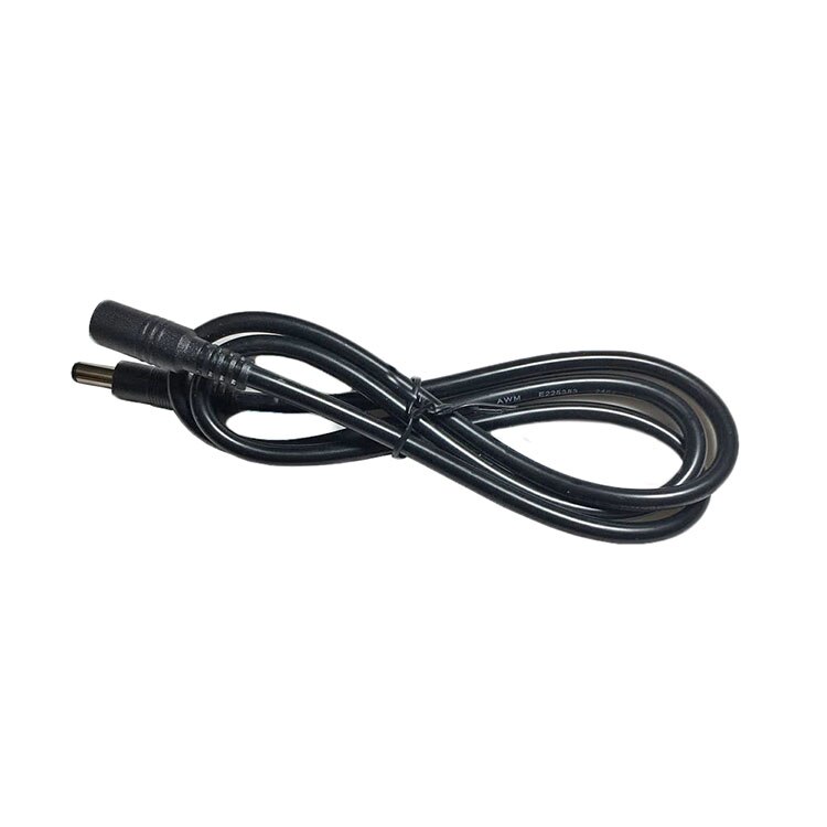 10 ft 2.5mm x 5.5mm DC Plug Power Extension Cable, 20AWG, Black