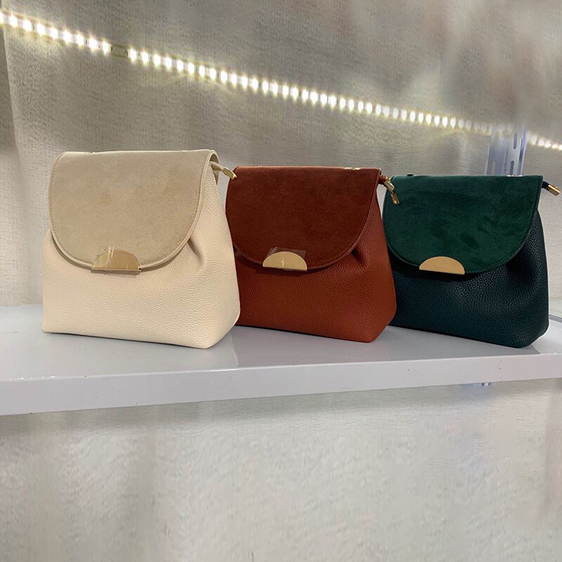 Bolso de lujo con cadena pequeña para mujer, bandolera de cuero, famosa Francesa, bolsa cruzada,