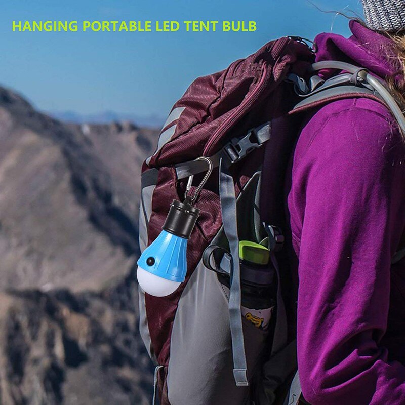 4 Pack LED Camping Light Portable LED Lanterna Flashlight Torch Lamp Work Light Backpacking Fishing Emergency Battery Powered