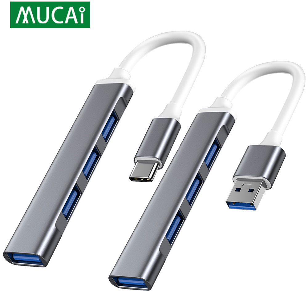 Tyyppi c usb c hub telakka 3.0 3.1 4 porttinen monijakaja sovitin otg lenovolle huawei xiaomi macbook pro 15 air pro tarvikkeet