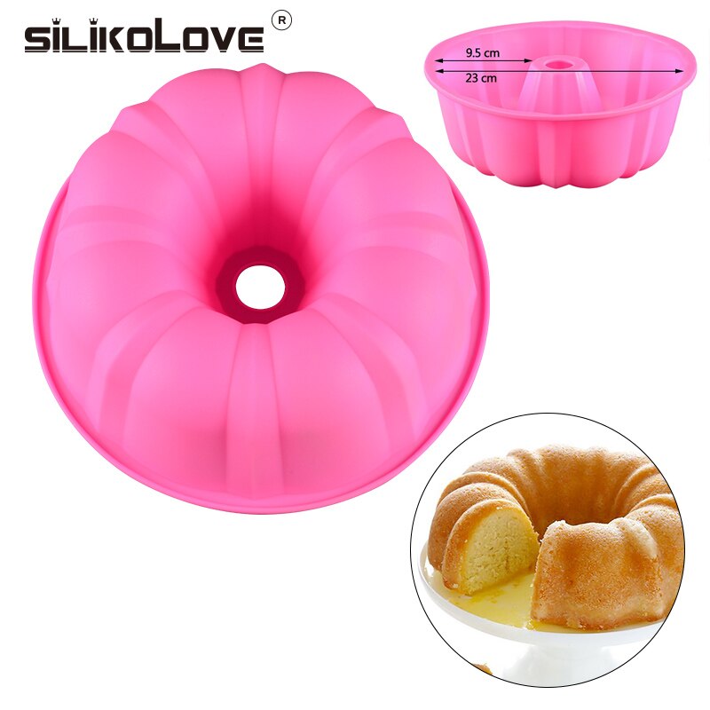 SILIKOLOVE Cake Mallen Siliconen Mallen voor Bakken Gerechten Brood Taarten Loaf Anti-aanbak Siliconen Mould Bakvormen Trays Pannen: JSC498